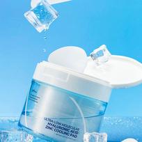 Ultra-low molecular weight hyaluronic acid zinc cooling pads (60 sheets) white