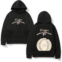WISHBONE PASAULIO TŪRAS 2026 Conan Gray Hoody Laisvas Aukštos Kokybės Spaudinys Harajuku Megztinis su Gobtuvu Vilnos Komfortiškas Hoody XXXL black