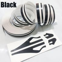Fashion Racing Multicolor Double Line Tape Car Body Decal Pinstripe Steamline  Vinyl Sticker black gray