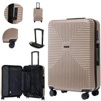 Didelis lagaminas Wings Jackdaw L, 28", 97 l, TSA spyna, dvigubi 360° ratukai, lengvas polikarbonato korpusas, Large suitcase