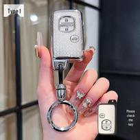 Compatible Key Cover for Toyota Prado, Old Yaris X, Vios FS, Land Cruiser, Reiz, Vios XA, Yaris Models white