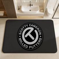 Golf S-ScoTTY C-CameRONs Room Mats Retro Multiple Choice Living Room Kitchen Rug Non-Slip Welcome Rug 80x120cm black
