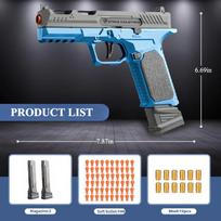 Automatinis nuolatinio šaudymo SIG17 Dėtuvės išmetimo žaislinis pistoletas EVA minkšti šoviniai Airsoft pistoletas Berniukams Lauko sporto šaudymo dovana