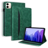 Applicable to real me Realme pad3 11.6 inch 2026 flat leather case, matte contrasting color card holder shell Realme pad3 11.6inch 2026 žalia