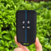 Silikoninis automobilio rakto dangtelis, skirtas Renault Captur Koleos Kadjar Arkana Megane Dacia Duster Sandero Stepway Smart nuotolinio valdymo pultelio dėklas black