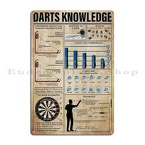 Darts Metal Plaque Party Cinema Cinema Design Party Plates Tin Sign Poster 20x30cm（7.8x11.8inch） beige
