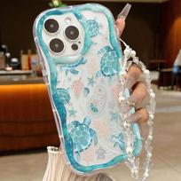 Vėžlio povandeninio pasaulio telefono dėklas, skirtas Samsung Galaxy A56 A55 A37 A36 A27 A26 A16 S26 S25 S24 S22 S23 Ultra Plus FE, skaidrus dangtelis Galaxy A36 5G