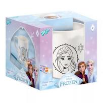 Disney Frozen dažomas porcelianinis puodelis 235 ml dovanų dėžutėje