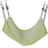 Universal Breathable Cat Hanging Hammock Durable Soft Cats Hanging Sleeping Bed with Adjustable Straps Pet Nest for Four Seasons L žalia
