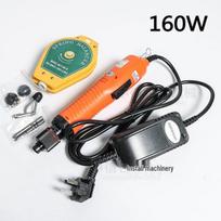 ZONESUN rankinis elektrinis butelių uždarytuvas plastikiniams ir PE gėrimų buteliams 160W Electric Screwdriver