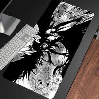 Baltas pelės kilimėlis Anime Didelis pelės kilimėlis Bleach Manga skydelis Nešiojamojo kompiuterio biuro guminis minkštas stalo kilimėlis PC klaviatūros žaidimų neslystantis kilimas 30cmx60cm