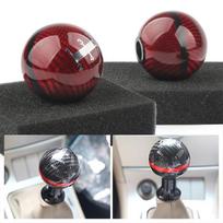 JDM Style Black/Red Line 5/6 Speed M12X1.5/M10X1.5/M10X1.25 Carbon Fiber Gear Shift Knob For Honda Acura/TOYOTA/NISSAN gray