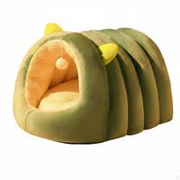 Dog Tent Bed, Indoor Puppy House, Warm Cave for Small Dogs S Light Green M šviesiai žalios spalvos