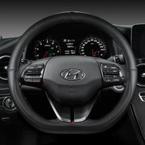 Automobilio vairo apdangalai 38cm Hyundai i30 Creta Tucson ix35 Solaris Elantra Santa Fe Kona i40 Palisade Automobilio priedai black