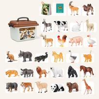 Simulation Farm Animal Model Toy Mini Poultry Animal Action Figures Education Realistic Lifelike Animal Figurines Collection