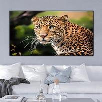 PATIKIMAS MENAS Drobės Tapyba Leopardo Plakatai ir Spaudiniai Gyvūnų Sienų Paveikslai Cuadros Svetainei Namų Dekoravimas Be Rėmo 60cm×170cm NoFrame