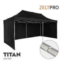 Turgaus palapinė 3x6 Juoda Zeltpro TITAN