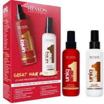 Plaukų priežiūros priemonių rinkinys pažeistiems plaukams Revlon Professional UniqOne Hair Treatment Duo Pack