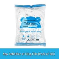 Household Food-Grade Disposable Cling Film Covers: Self-Sealing Fresh-Keeping Caps for Bowls, Plates, and Fruits white