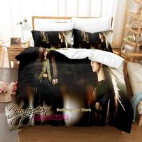 Kpop Girls Generation Patalynės Komplektas Viengulis Twin Pilnas Karalienės Karaliaus Dydžio Lovos Komplektas Suaugusiems Vaikams Miegamojo Trys Dalys Kawaii Mergaitėms EU Single(135*200cm)3pcs black