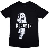 Authentic Blondie Mic Stand Juniors T-Shirt S-XL NEW 2XL white