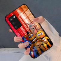 Five Nights At Freddys žaidimo telefono dėklas Samsung A25 A13 A33 5G A54 A36 A35 A56 A52 A14 apsaugai nuo smūgių su stikliniu dangteliu Samsung A26 red