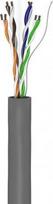 Cat6 U/utp 4x2xawg24/7 pilkas 100m tinklo kabelis
