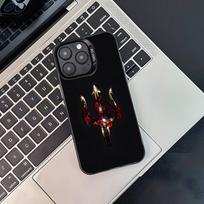 W-Werenoi Diamant Noir Phone Case For iPhone 17,16,15,14,13,12,11,Pro,XS,Max,Plus,Mini,SE4,E Black Matte Shockproof Cover iPhone11
