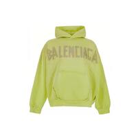 Balenciaga Juostos tipo suplyšusios kišenės Hoodie Oversize 'Fluo Geltonas' Vyriškas 744441TOVB17204 XS beige