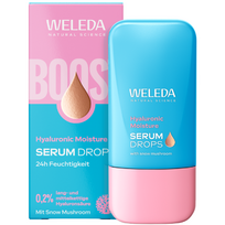 Intensyviai drėkinantys serumo lašai WELEDA HYALURONIC SERUM DROPS, 30 ml (-40% perkant 2 vnt.)