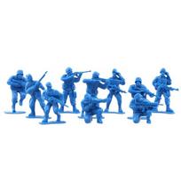 2436100pcs Soldiers Model 5cm Plastic Miniature Ornament Sculpture Army Men Action Figures Military Enthusiast Gifts TMZ 24pcs