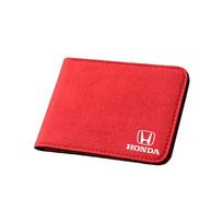 Automobilio logotipas Itin plonas vairuotojo pažymėjimo dėklas Kortelės Verslo ID Praėjimo laikiklis Honda Civic Accord Hrv Jazz CR-Z Element Insight MDX XL0 red