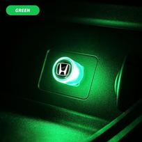 Car Mini USB LED Ambient Light Decorative Atmosphere Lamps For Honda Civic Fit Jazz Accord Pilot CRV Odyssey Passport City OW6 žalia
