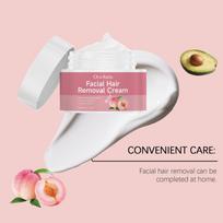 OceAura Facial Hair Removal Cream for Women Lip Area Moisturizes Smooths Gently Removes Fine Hairs Complete Skin Care one size pink