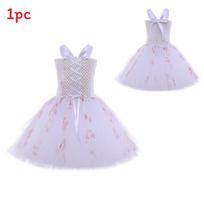 Kraujo siūlų zombių nuotakos vaikų tiulio suknelė su nėriniais Helovino kostiumų žaidimui Dress,XL white