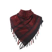 Taktinė medvilninė arabiška keffiyeh shemagh skara skara Taktinės skaros Lauko dykumos sutirštintas hidžabo kvadratas Vėjui atsparios bandanos One Size brown
