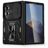 For Samsung Galaxy Z Fold 8 Ultra Case Armor Metal Ring Holder Slid Camera Protective Cover For Galaxy Z Fold 8 7 6 5 Funda Galaxy Z Fold5 juoda