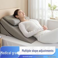 Nuimama plaunama lininė trikampė pagalvė pagyvenusiems žmonėms, didelio tankio, nuo refliukso, naktinio staliuko atlošas Extra Wide - High-Density Sponge white