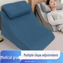 Nuimama plaunama lininė trikampė pagalvė pagyvenusiems žmonėms, didelio tankio, nuo refliukso, naktinio staliuko atlošas Extra Wide - High-Density Sponge