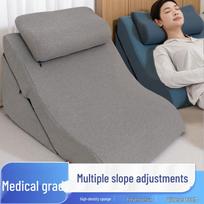 Nuimama plaunama lininė trikampė pagalvė pagyvenusiems žmonėms, didelio tankio, nuo refliukso, naktinio staliuko atlošas Extra Wide - High-Density Sponge
