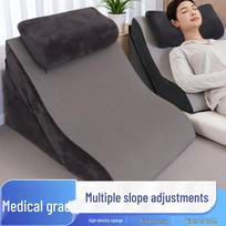 Nuimama plaunama lininė trikampė pagalvė pagyvenusiems žmonėms, didelio tankio, nuo refliukso, naktinio staliuko atlošas Extra Wide - High-Density Sponge