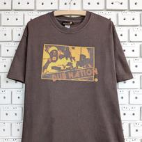 Vintage 00s Dub Nation T shirt Reggae Sound System Artwork Evolve Universal Brown Tee T-Shirt Mens Kids S gray
