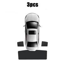Sun Shades For Volkswagen VW Tiguan MK2 LWB 2016 2017-2023 Sunshades Magnetic Privacy Protection Visor Windows Auto Accessories gray