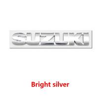 3D ABS Automobilio Galinės Bagažinės Raidės Emblema Ženklelis Pakeitimas Suzuki Swift Jimny Grand Vitara SX4 Ignis Alto Samurai Dzire Stiliui white