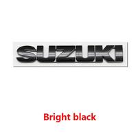 3D ABS Automobilio Galinės Bagažinės Raidės Emblema Ženklelis Pakeitimas Suzuki Swift Jimny Grand Vitara SX4 Ignis Alto Samurai Dzire Stiliui black