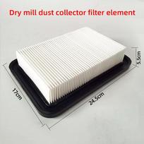 For MIRKA 42L Vacuum Cleaner Accessories Pneumatic Dry Mill Vacuum Cleaner Accessories Clean Dry Mill Filter air filter white