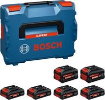 Bosch EXBA 1600A0373G, 18V, 4x4Ah+2x8Ah, Li-ion, įkroviklis, 4 akumuliatoriai, COOLPACK 2.0