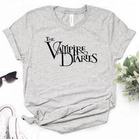 Dienoraščių vampyro moteriški gatvės stiliaus japoniški vasariniai marškinėliai moteriški juokingi drabužiai su grafika M white