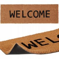 Kokoso pluošto lauko durų kilimėlis "welcome" 25x75 cm