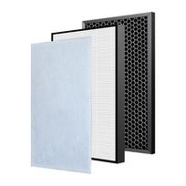 Custom Air Purifier Filter Replacement For Electrolux EAC415 Activated Carbon 465mm*395mm*10mm and HEPA filter 470mm*400mm*35mm black